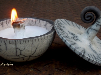 Raku-Kerzenrestefresser