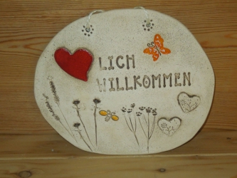 Verschiedene Türschilder